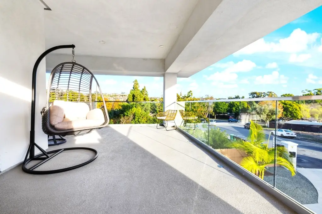 Home coastal detox san diego upper balcony